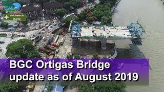 BGC Ortigas Bridge update as of August 2019 [upl. by Custer]