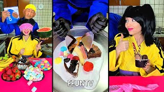 Mix food vs fruit ice cream challenge [upl. by Chloe]