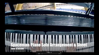 Spaceman Sam Ryder Advanced Piano Cover and Piano Sheet Music UK Eurovision Song Contest [upl. by Annayt164]