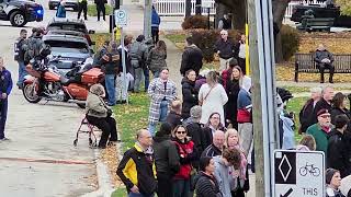 Sarnia Police removal at Remembrance Day [upl. by Atinahc]