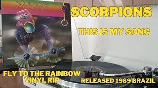 This Is My Song  Scorpions  Fly to the Rainbow  1974  VINYL RIP  Released 1989 Brazil [upl. by Sybley]