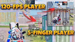 120FPS WITH 5 FINGER PLAYER CHALLENGE ME  IPHONE 1560FPS SMOOTH  EXTREME💥 [upl. by Charmian706]