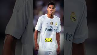 Raphaël Varane Historical Evolution raphaelvarane football soccer evolution short shortvideo [upl. by Amara]