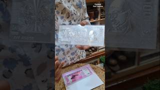 1000 ₹ Pure Antique Silver Currency Notes 😱 ytshorts shorts [upl. by Lenoyl]