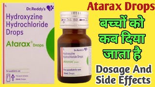 Atarax Drops  Hydroxyzine Hydrochloride Drops  Uses Dosage And Side Effects  बच्चों के Alergy [upl. by Kloster]