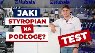 Jaki styropian NA PODŁOGĘ EPS 80 czy 100  Biały czy Grafit  Test nacisku i temperatur Styro24pl [upl. by Ardell]