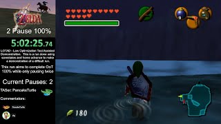 Ocarina of Time 100 in 2 Pauses Commentated [upl. by Monaco]