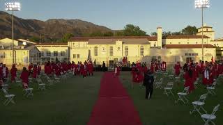 Verdugo Hills 2021 Graduation Live Stream [upl. by Fujio]