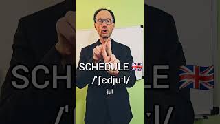 Pronounce SCHEDULE in BRITISH English 🇬🇧 😉👉 english hablaingles englishaccent [upl. by Astrea]