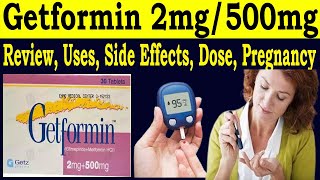 Glimepiride 2mg Metformin 500mg  Review Getformin 2mg500mg uses  Side Effects Dose Pregnancy [upl. by Lipp]