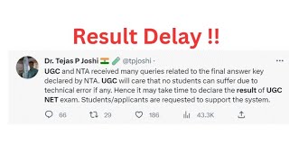 Result Delay 💔 UGC NET Result 2024 Live Result and Cut Off Out ugcnetntanicin [upl. by Balbur675]