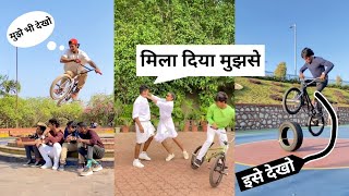 BMX Riders TiktokCycle Stunt Tiktok videos Trending Tiktok Viral Bmx Tiktok videos Yusufbmx [upl. by Lapotin]