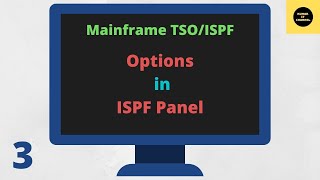 Options in TSOISPF Panel  Mainframe TSOISPF Tutorial  Part 3 [upl. by Annayt]