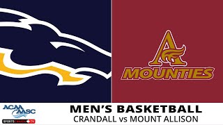 ACAA Mens Basketball 🏀 MTA  Crandall Nov 24 2023 [upl. by Ollopa]