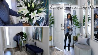 ENTRYWAY DECORATING IDEAS  DECORATE WITH ME  ENTRYWAY DECOR [upl. by Athey259]