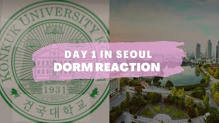 I Transferred to a Korean University  My First Day at Konkuk University [upl. by Yanat]