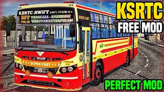 NEW KSRTC SWIFT BUSBUS SIMULATOR INDONESIA✨️Free Mod  New Bus Mod For Bussid  Bussid Bussidmods [upl. by Lorolla]