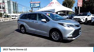 2023 Toyota Sienna Marina del Rey Los Angeles Santa Monica Culver City Inglewood CA PR162541 [upl. by Weider783]