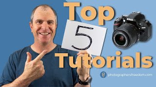 Nikon D5200  My Top 5 Nikon D5200 Tutorials [upl. by Aiyekal956]