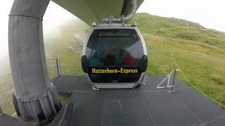 Switzerland  Gondola  Zermatt to Klein Matterhorn [upl. by Carley]