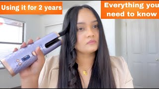 Review after using for 2 years  Conair Cordless Auto Curler [upl. by Annawik]