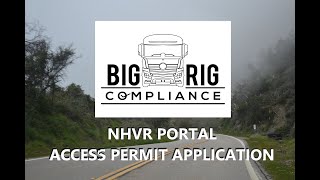 NHVR Portal  Access permit application  Big Rig Compliance [upl. by Lorrimer897]