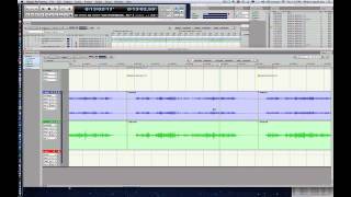 Editing Audio in Digital Performer using one or more tracks [upl. by Bourne]