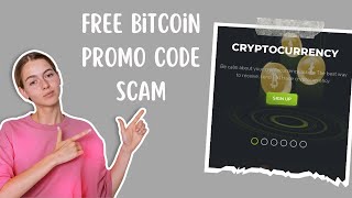 Free bitcoin promo code scam explained [upl. by Nadab]