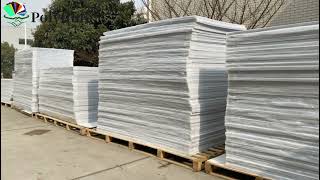 white correx sheets coroplast sheets corflute sheets fluteboard custom corrugated plastic sheets [upl. by Pollack]