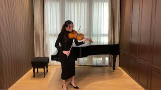 Violin Sonata No 1 Fuga  Bach  Him Yau Tryphena LUK [upl. by Bucher940]