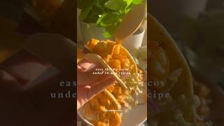 Chipotle shrimp tacos  under 30 min recipe food recipe shorts [upl. by Helaina]