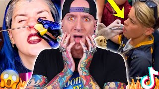 Snake Eye Piercing Fail Left Me SPEECHLESS  New TikTok Piercing Fails 27  Roly [upl. by Garett]