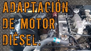 ADAPTACION DE MOTOR DIESEL  DIESEL ENGINE  CAMPEROS 4X4 OFF ROAD COLOMBIA [upl. by Anet]