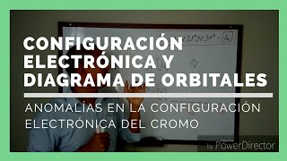 🔜 ANOMALÍAS en la CONFIGURACIÓN ELECTRÓNICA del CROMO  Incluye el Diagrama de Orbitales [upl. by Yesdnil]