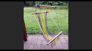 Paracord hanging chair [upl. by Nois760]