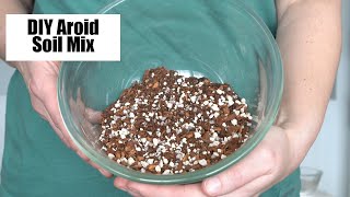 DIY Aroid Soil Mix Recipe [upl. by Leopoldeen]