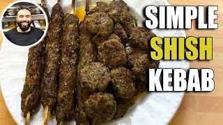 MAKE RESTAURANT QUALITY SHISH KEBAB AT HOME SIMPLE RECIPE [upl. by Introk]