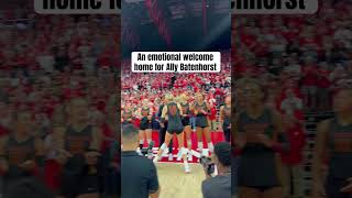 Former Husker Ally Batenhorst is welcomed back to Nebraska huskers gbr nebraska [upl. by Leerzej782]