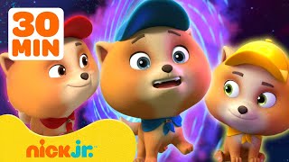 PAW Patrol Junior Patrollers Best Moments w Nano Mini and Tot  30 Minutes  Nick Jr [upl. by Etnomaj]