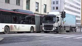 Buses in Bergen Norway 2018 [upl. by Nager]