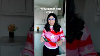 Pronunciation goes wrong mom pronunciation funny shortvideo duet funny ￼ [upl. by Queena]