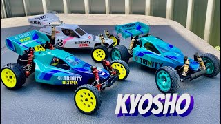 Kyosho Ultima amp Optima Mid 60th Anniversary RC Builds [upl. by Inalel]