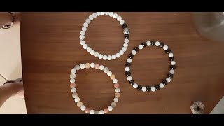 Song Xi White Tridacna Beads 10mm Natural Stone Beads for Jewelry Making Gemstone Beads Review [upl. by Nomad]