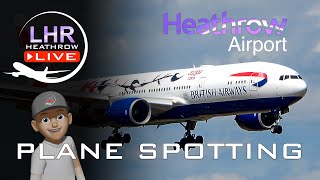 LIVE from Heathrow Airport  Midweek Show 10th July 24 planespotting live [upl. by Alaine955]