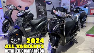 2024 New Honda Activa 110 All Models Comparison Video  Honda Activa 2024 New Model [upl. by Weinrich]