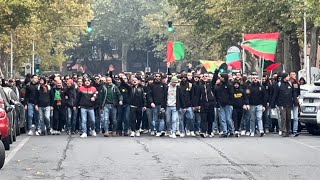 Derby dell’Umbria i tifosi della Ternana in partenza per Perugia [upl. by Maridel]