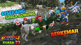 KELUARGA BOBOIBOY BERKEMAH DEKAT SUNGAI DAN DI SERANG SINGA GUNUNG  GTA 5 MOD [upl. by Nesmat]