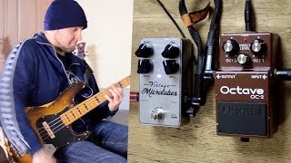 BOSS OC2 OCTAVER BASS DEMO [upl. by Hannala686]