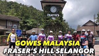 CYCLING TOUR GOWES FRASERS HILL SELANGOR MALAYSIA [upl. by Esiled]