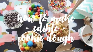 Edible Cookie Dough Recipe without Flour [upl. by Aviv]